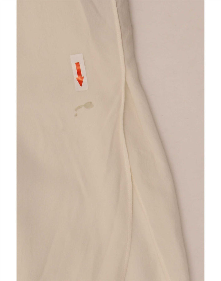 Massimo Dutti Dame Skjorte Bluse EU 36 XS Hvid Silke