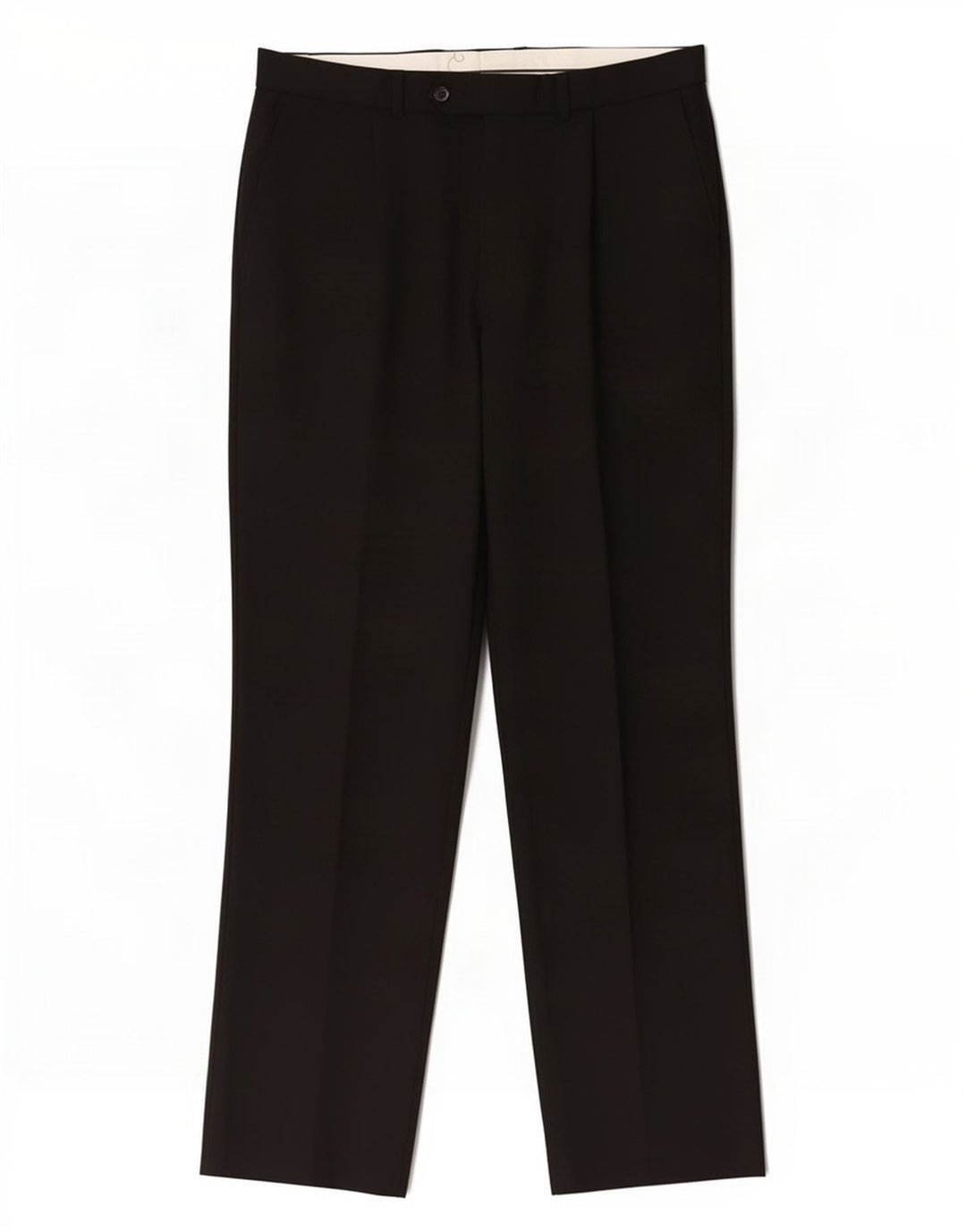 Marks & Spencer Straight Suit Bukser til mænd W34 L31 Sort polyester