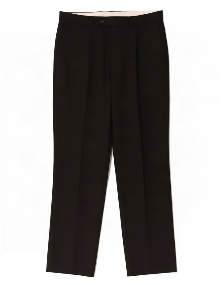 Marks & Spencer Straight Suit Bukser til mænd W34 L31 Sort polyester