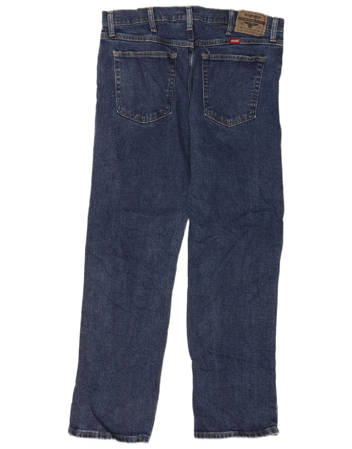 Wrangler Straight Jeans til mænd W36 L30 blå bomuld