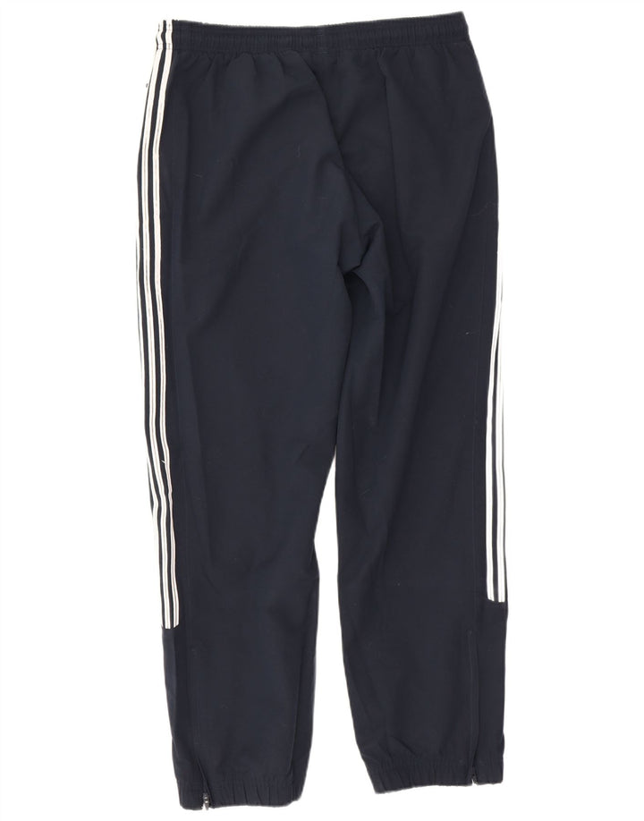 Adidas Dame træningsdragt Bukser Joggers UK 12 Medium Navy Blue Polyester