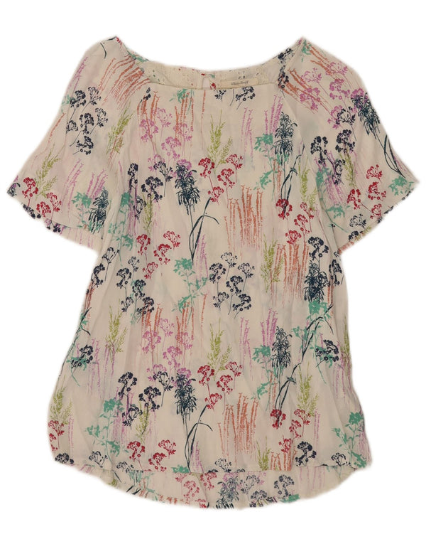 White Stuff Damebluse Top UK 10 Small Floral Viscose