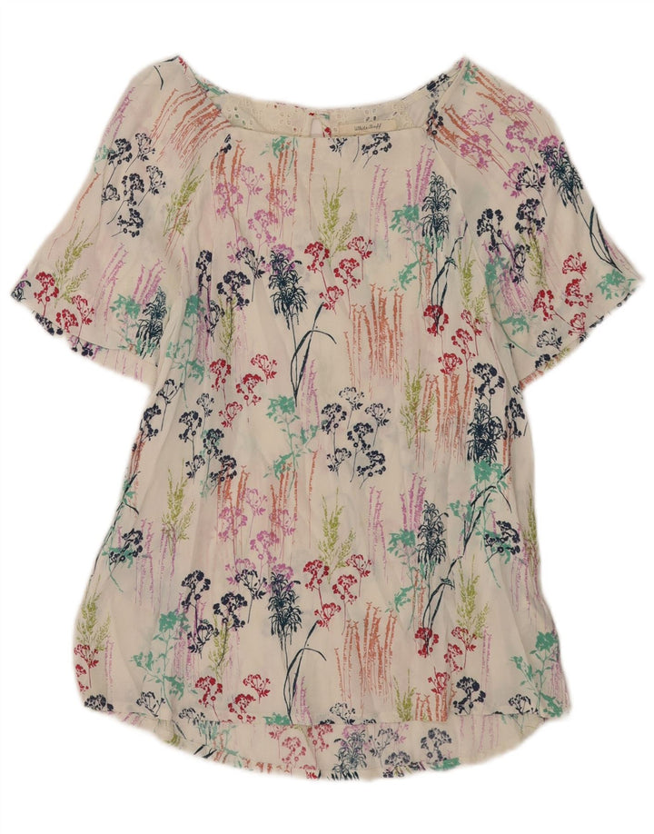 White Stuff Damebluse Top UK 10 Small Floral Viscose