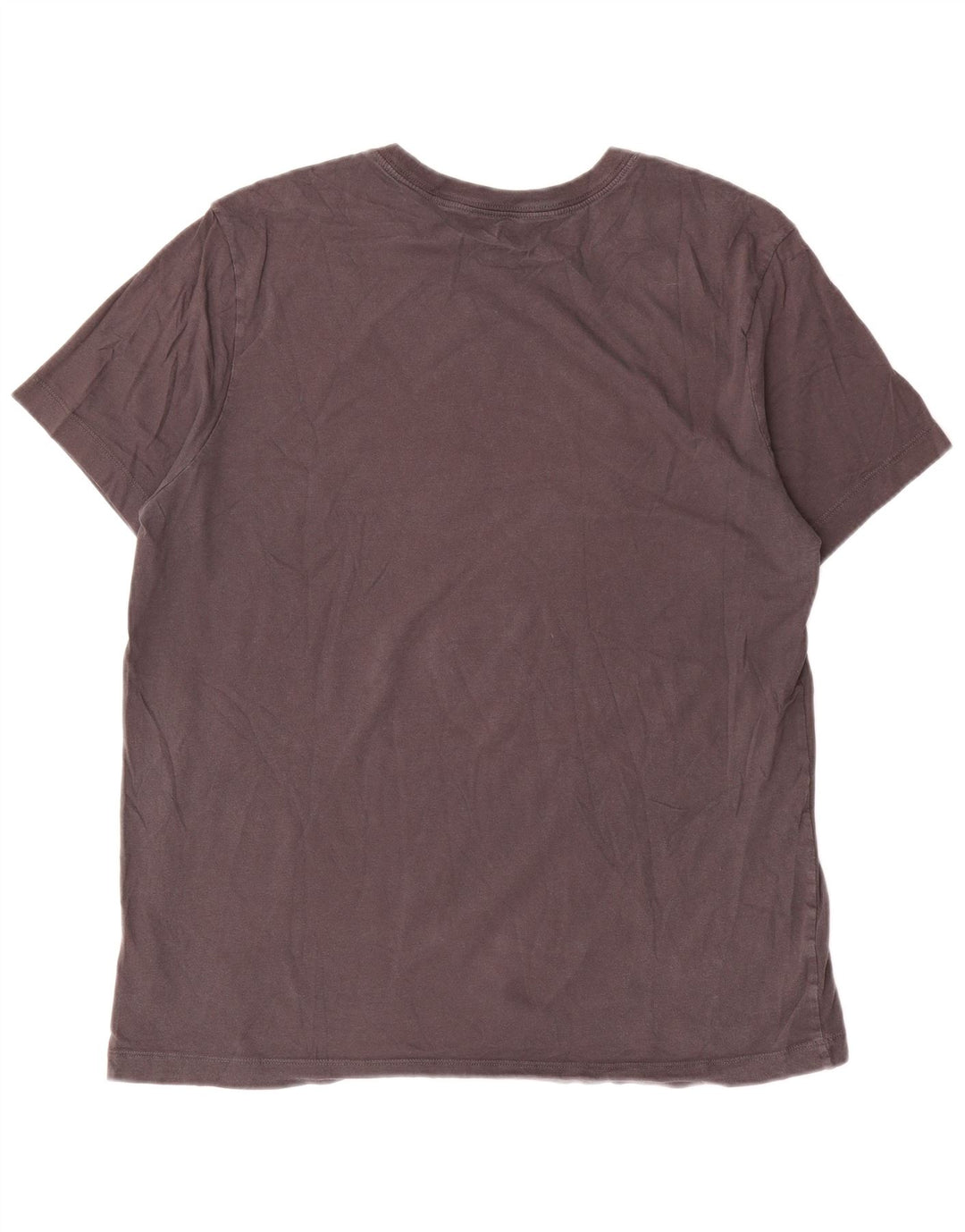 Nike grafisk T-shirt top til mænd, stor grå bomuld