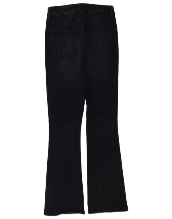 Marks & Spencer Dame Slim Flared Jeans UK 8 Small W26 L28 Navy Blue