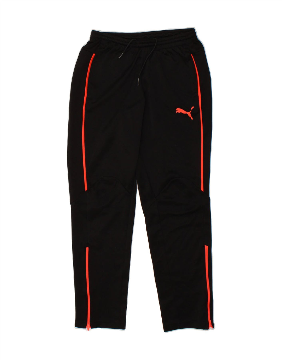 PUMA Boys Tracksuit Trousers 13-14 Years Black Polyester Vintage Puma and Second-Hand Puma from Messina Hembry 