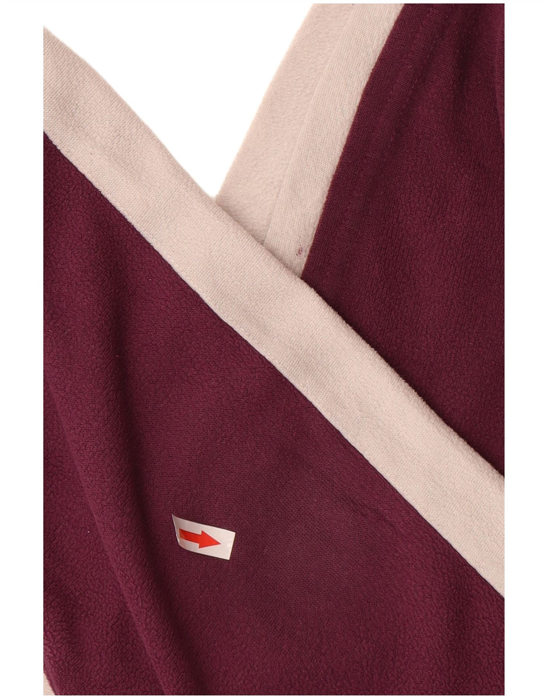 Superga Fleece Jumper med lynlås til mænd Medium Burgundy Colourblock