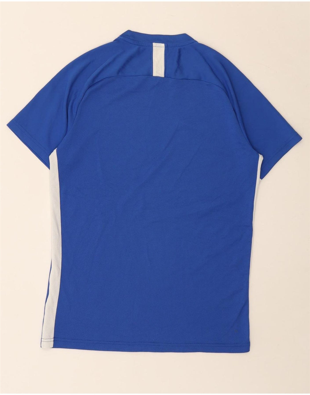 Nike Herre T-shirt Top Medium Blue Colourblock