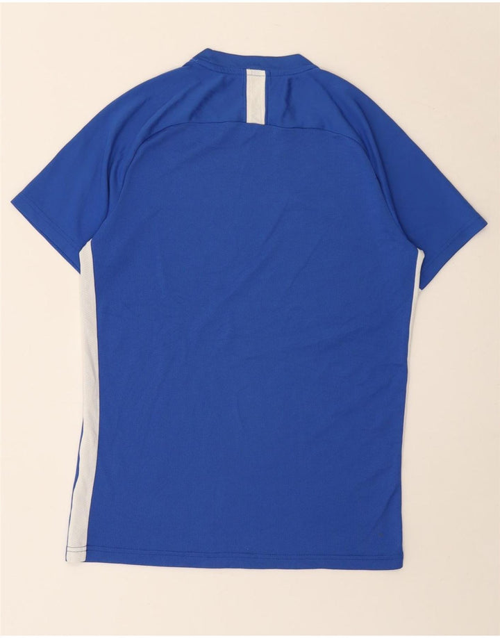 Nike Herre T-shirt Top Medium Blue Colourblock