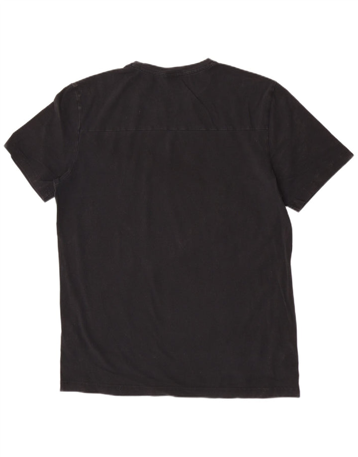 Hugo Boss Herre Grafisk T-Shirt Top XL Sort Bomuld