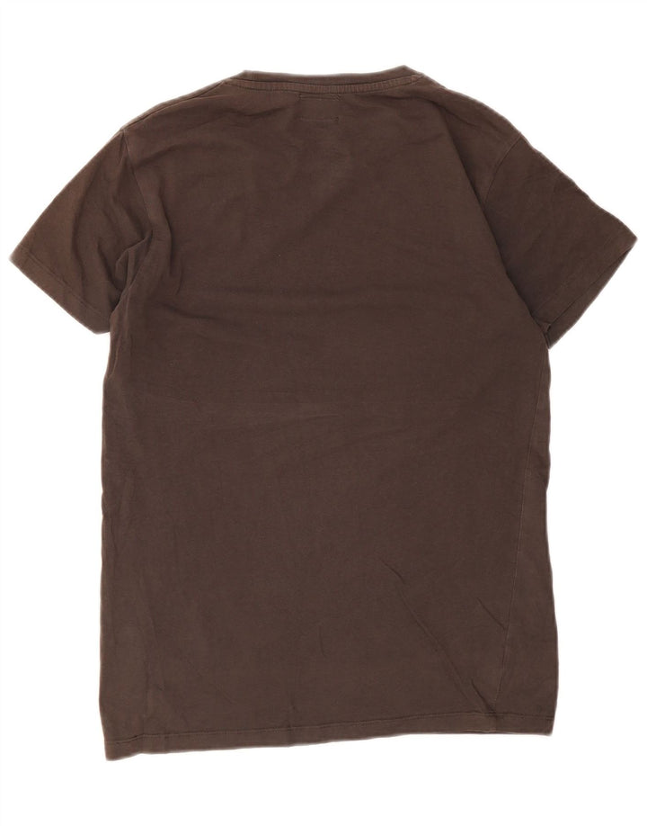 Jack & Jones Herre grafisk T-shirt Top Stor Brun