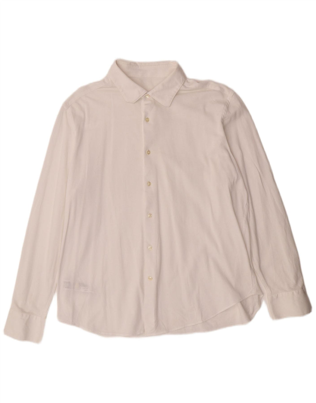 Massimo Dutti Herreskjorte 2XL Hvid Bomuld