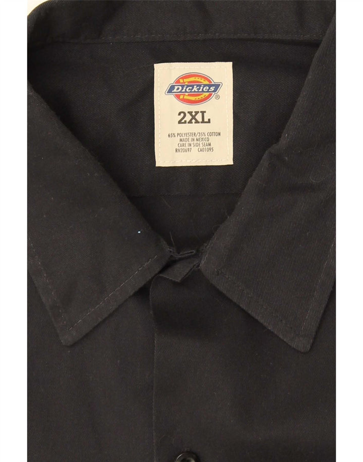 Dickies Herreskjorte 2XL Sort Polyester