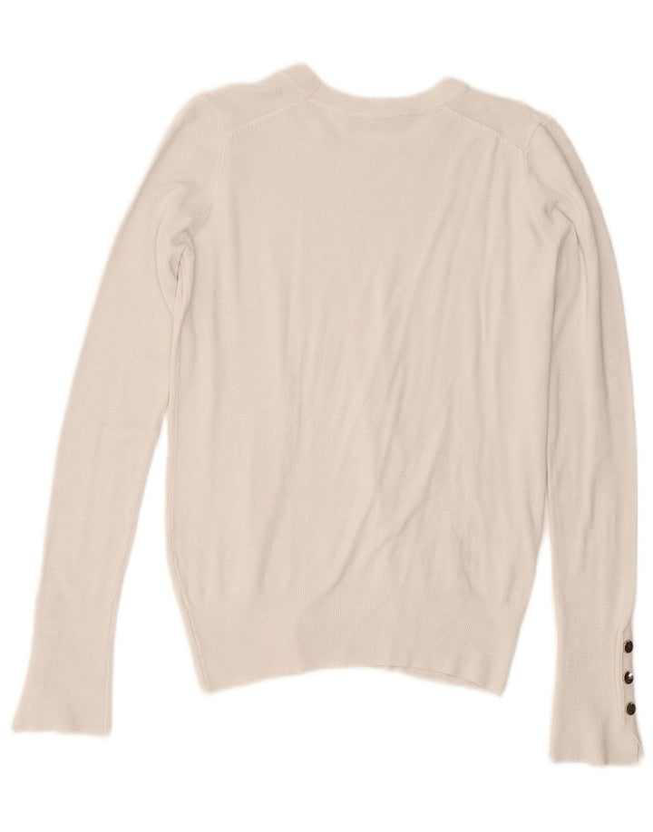 Zara Dame sweater med rund hals DK 10 Small White