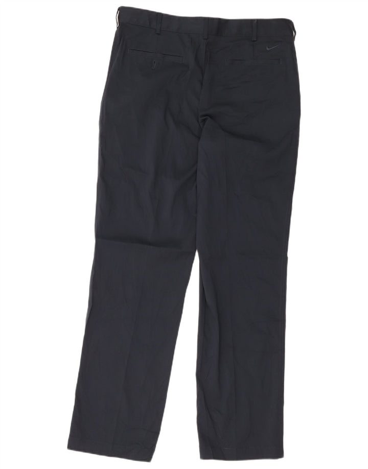 Nike Herre Dri Fit Lige Chinobukser W32 L32 Marineblå polyester