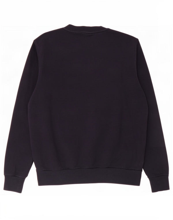 Calvin Klein Herre grafisk sweatshirt Jumper Medium Navy Blue Colourblock