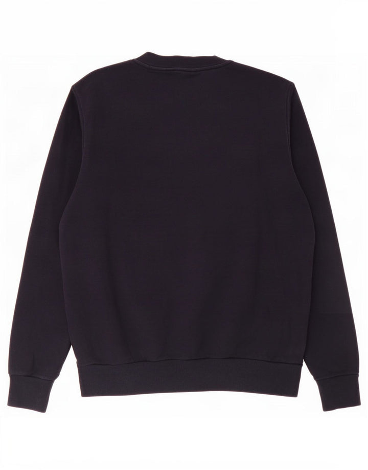 Calvin Klein Herre grafisk sweatshirt Jumper Medium Navy Blue Colourblock