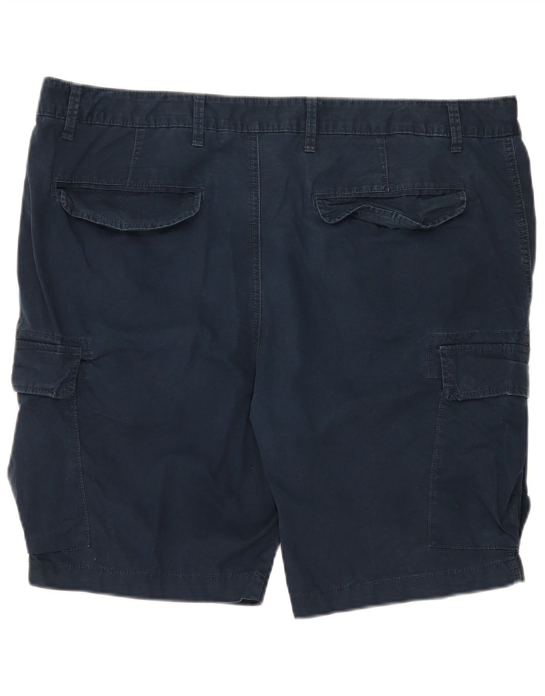 MARKS & SPENCER Herre Cargo Shorts W40 XL Marineblå Bomuld