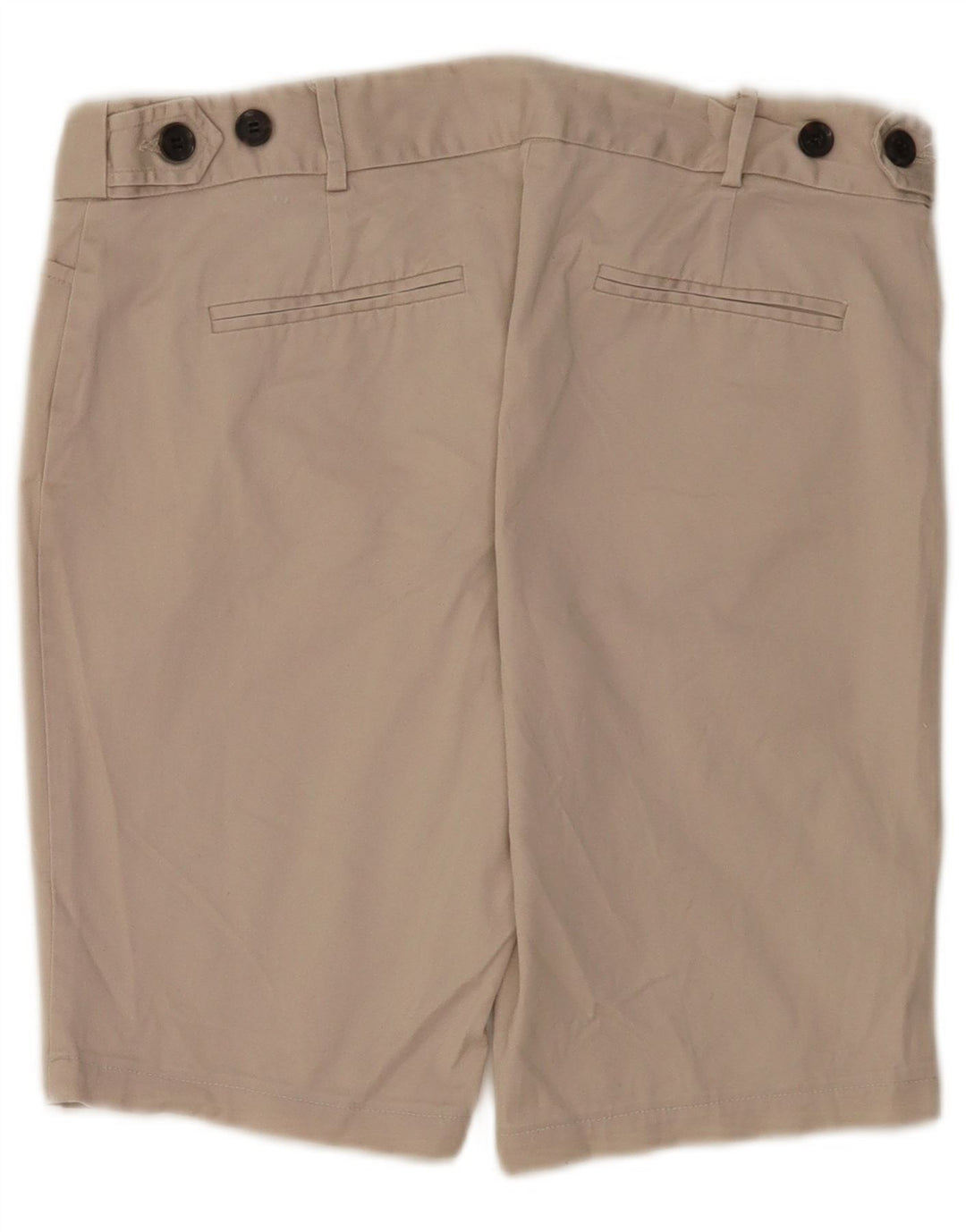 Zara Casual Shorts til kvinder EU 38 Small W28 Beige Bomuld