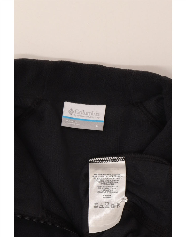 COLUMBIA Fleece Jumper med lynlås til mænd Stor marineblå polyester