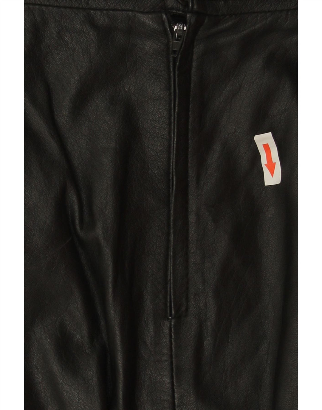 Vintage lædernederdel til kvinder W30 Medium Black