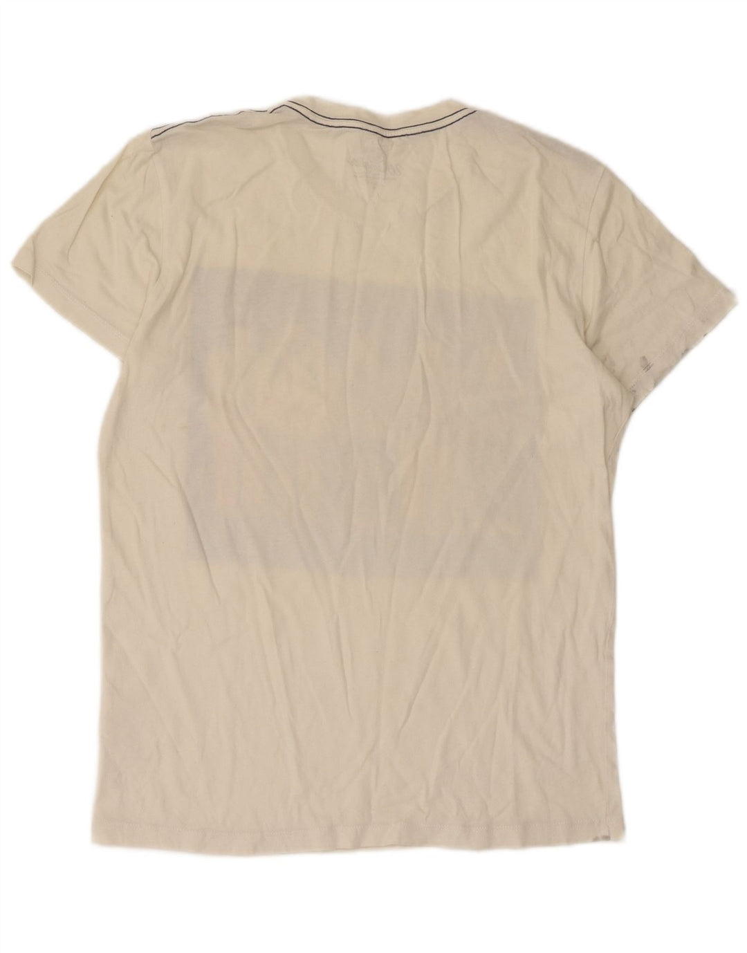 WRANGLER Herre Slim Fit Grafisk T-Shirt Top Medium Hvid Bomuld