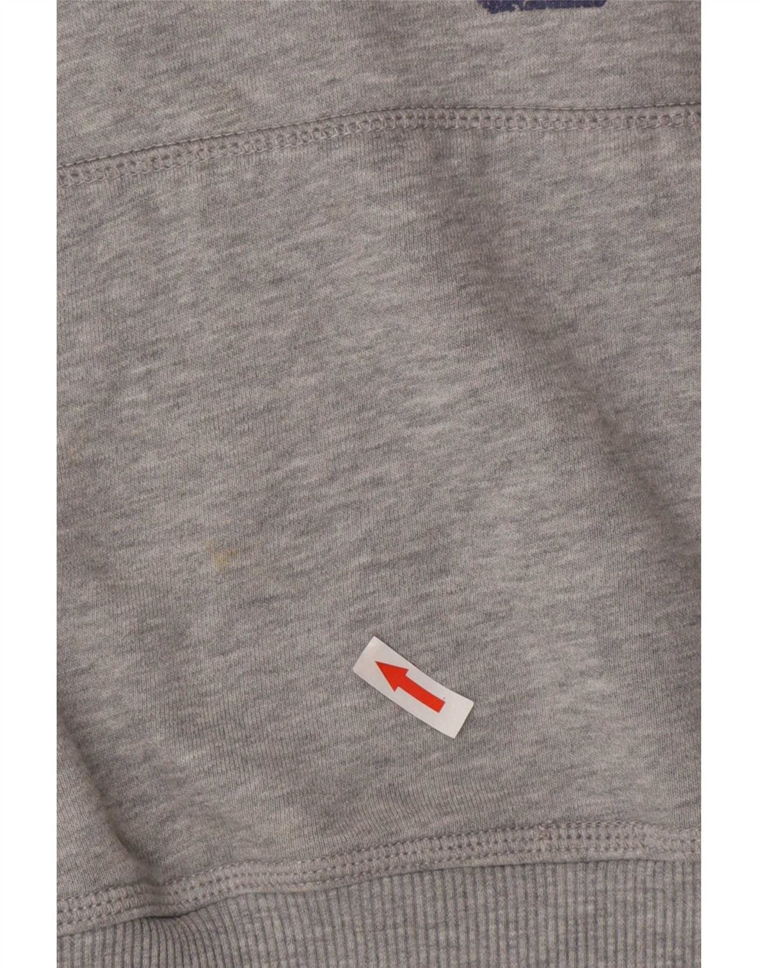 Superdry Kvinders Grafisk Hoodie Trøje UK 14 Medium Grå Bomuld