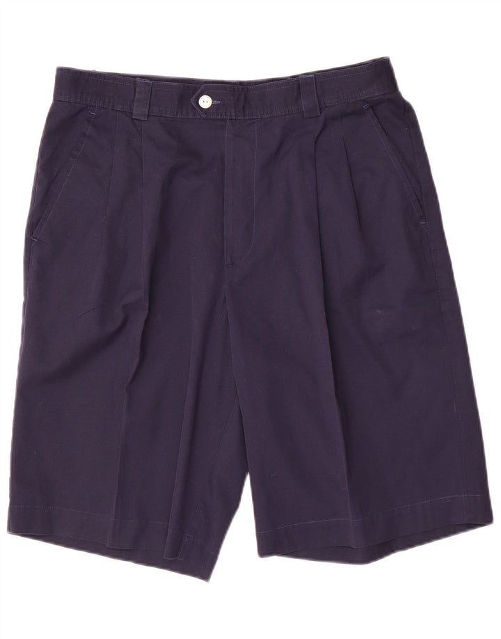 Sergio Tacchini Herre Pegged Chino Shorts IT 50 Large W32 Navy Blue