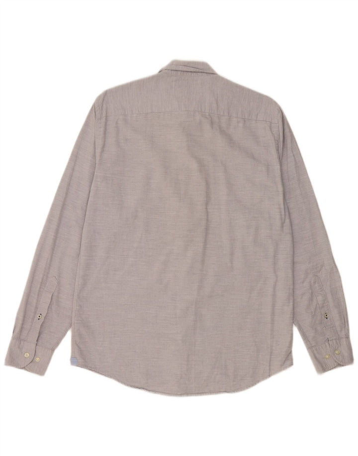 Tommy Hilfiger Herre Regular Fit skjorte Medium Grey Flecked Bomuld