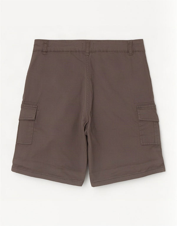 Bench Womens Cargo Shorts UK 12 Medium W30 Grey Cotton
