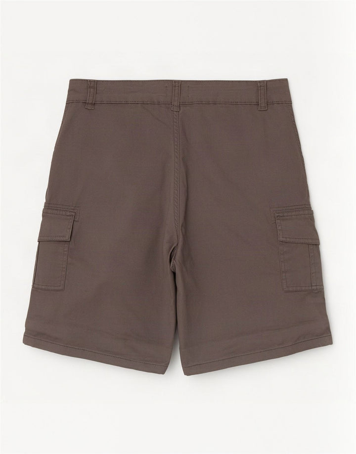 Bænk Dame Cargo Shorts UK 12 Medium W30 Grå Bomuld