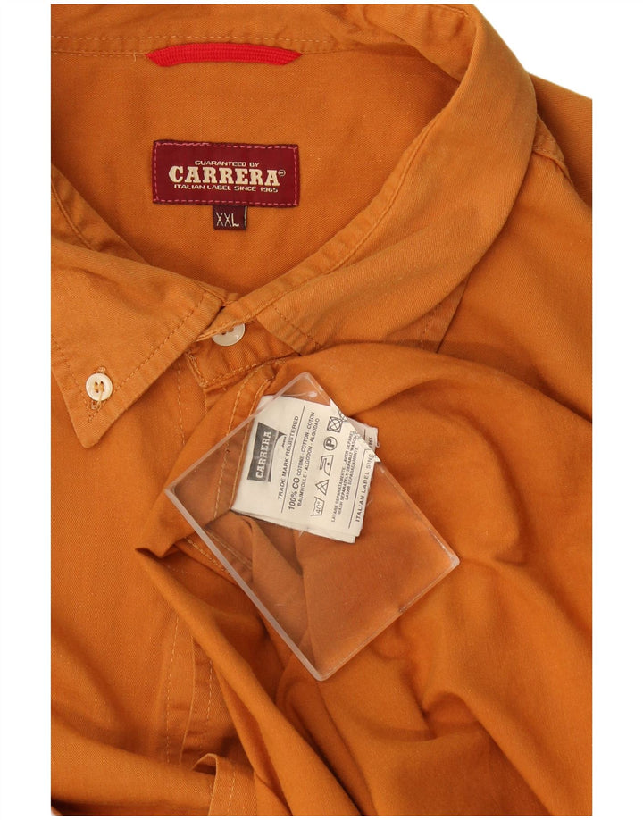 Carrera herreskjorte 2XL orange bomuld