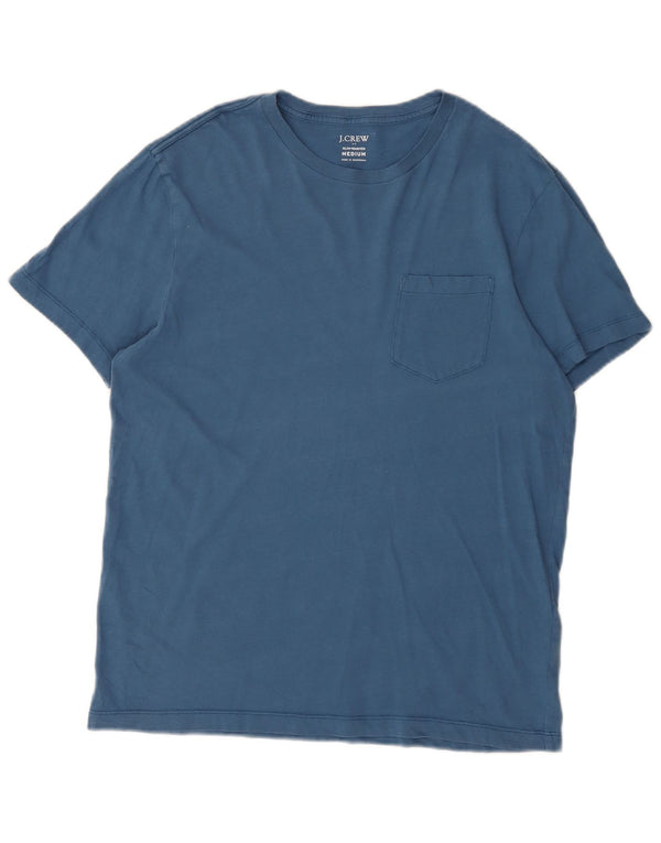 J. CREW Herre Slim Fit T-Shirt Top Medium Blå Bomuld