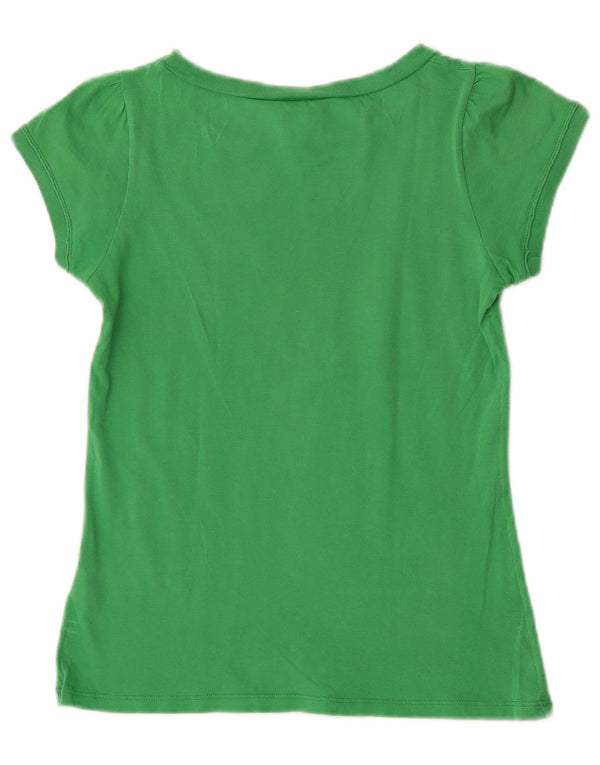 Benetton Girls Peanuts Grafisk T-shirt Top 10-11 år XL Grøn Bomuld