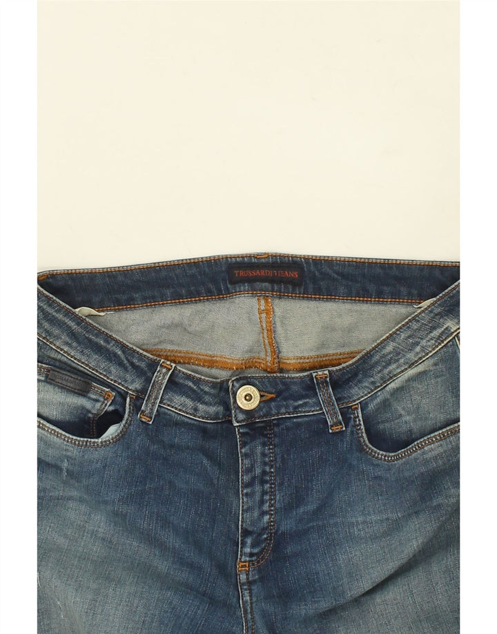TRUSSARDI Womens Slim Jeans W32 L29  Blue Vintage Trussardi and Second-Hand Trussardi from Messina Hembry 