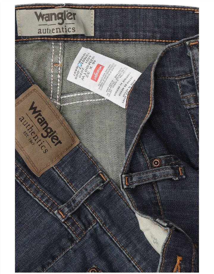 Wrangler Straight Jeans til mænd W46 L32 blå bomuld