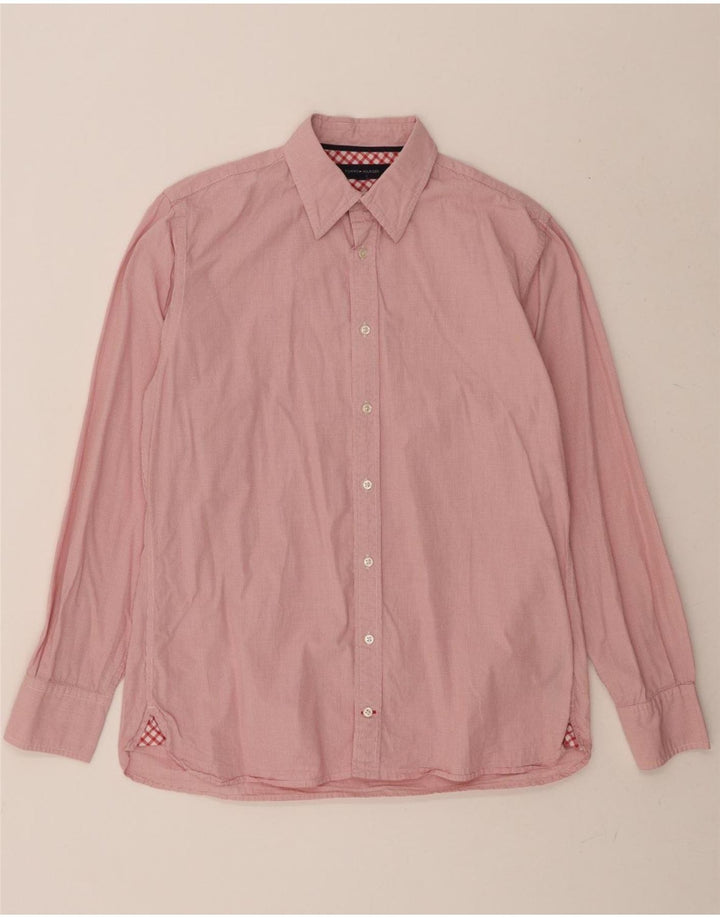 TOMMY HILFIGER Mens Shirt Medium Red Check Cotton Vintage Tommy Hilfiger and Second-Hand Tommy Hilfiger from Messina Hembry 