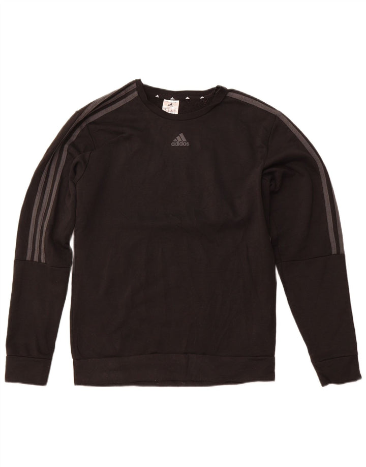 ADIDAS Sweatshirt til mænd, medium sort polyester
