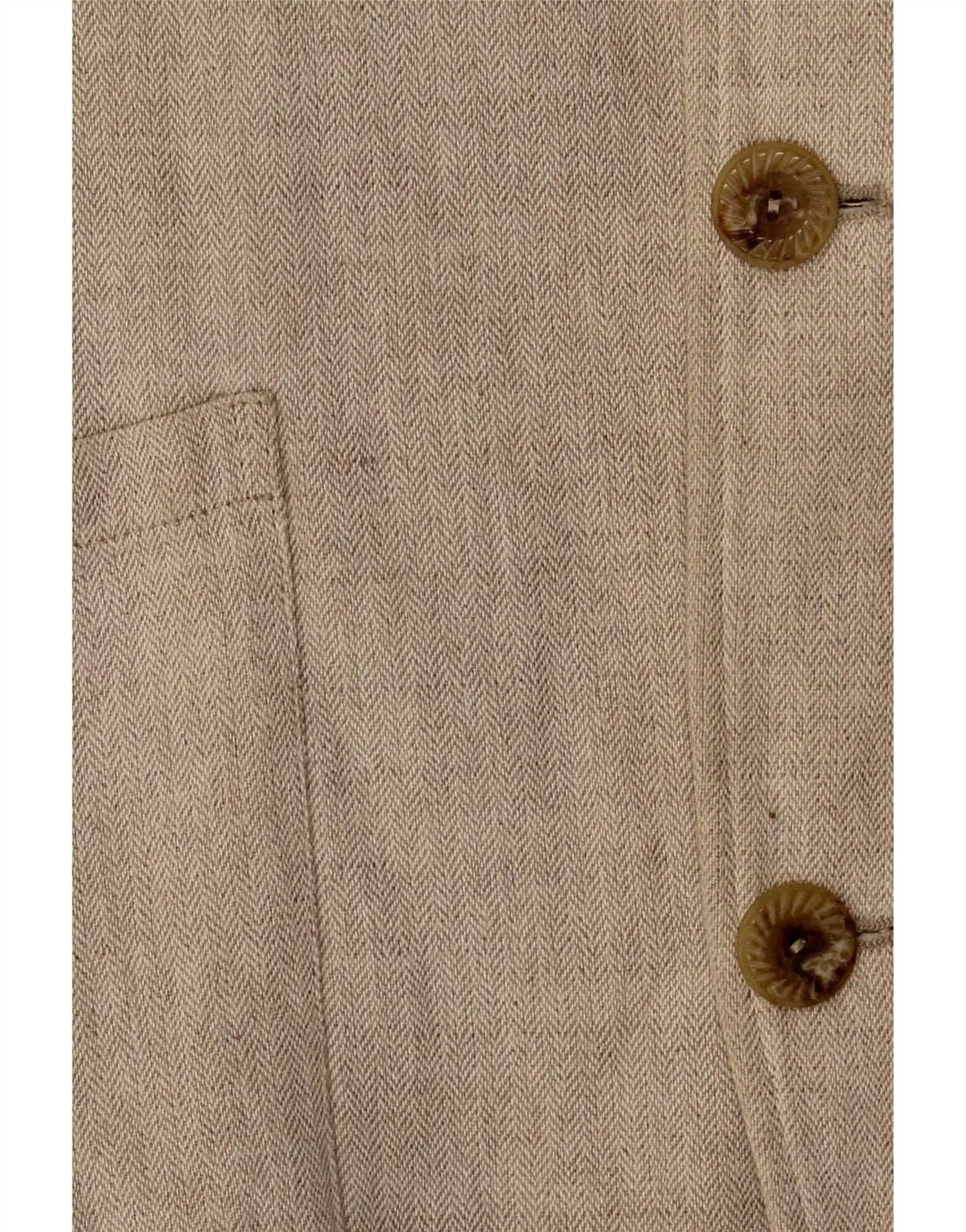 Redpoint Herre 3 Button Blazer Jacket IT 48 Medium Beige Sildebensbomuld