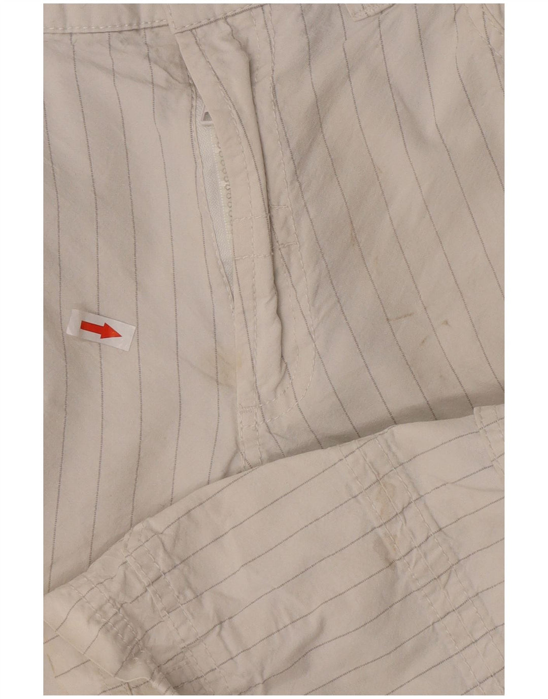 Guess Herre Cargo Shorts W31 Medium White Pinstripe Bomuld