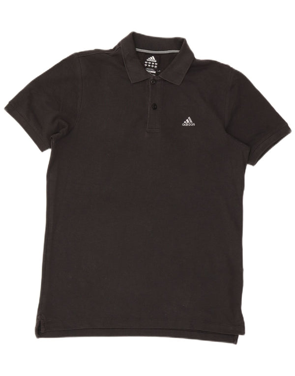 Adidas Herre Clima 365 Polo Shirt Medium Sort Bomuld
