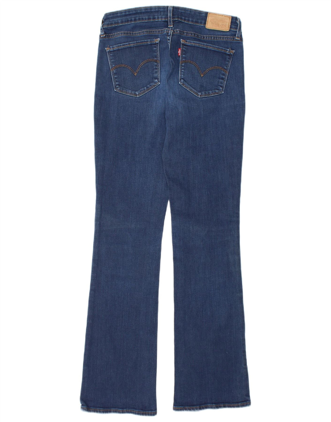 LEVI'S Dame 715 Bootcut Jeans W28 L32 Blå Bomuld