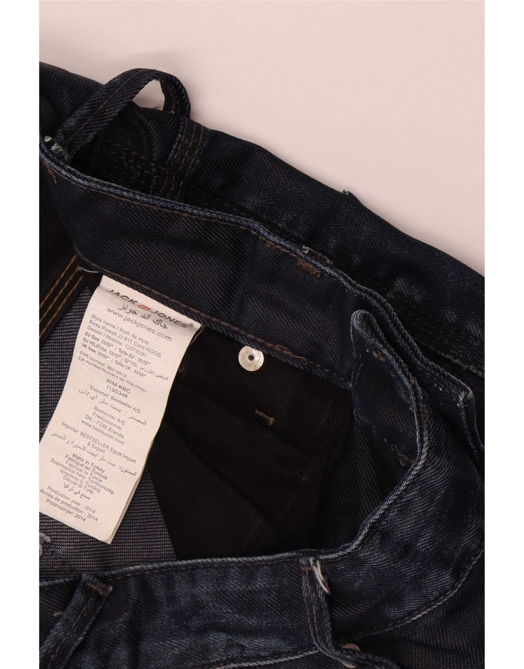 Jack & Jones Herre Slim Jeans W33 L32 Blå Bomuld