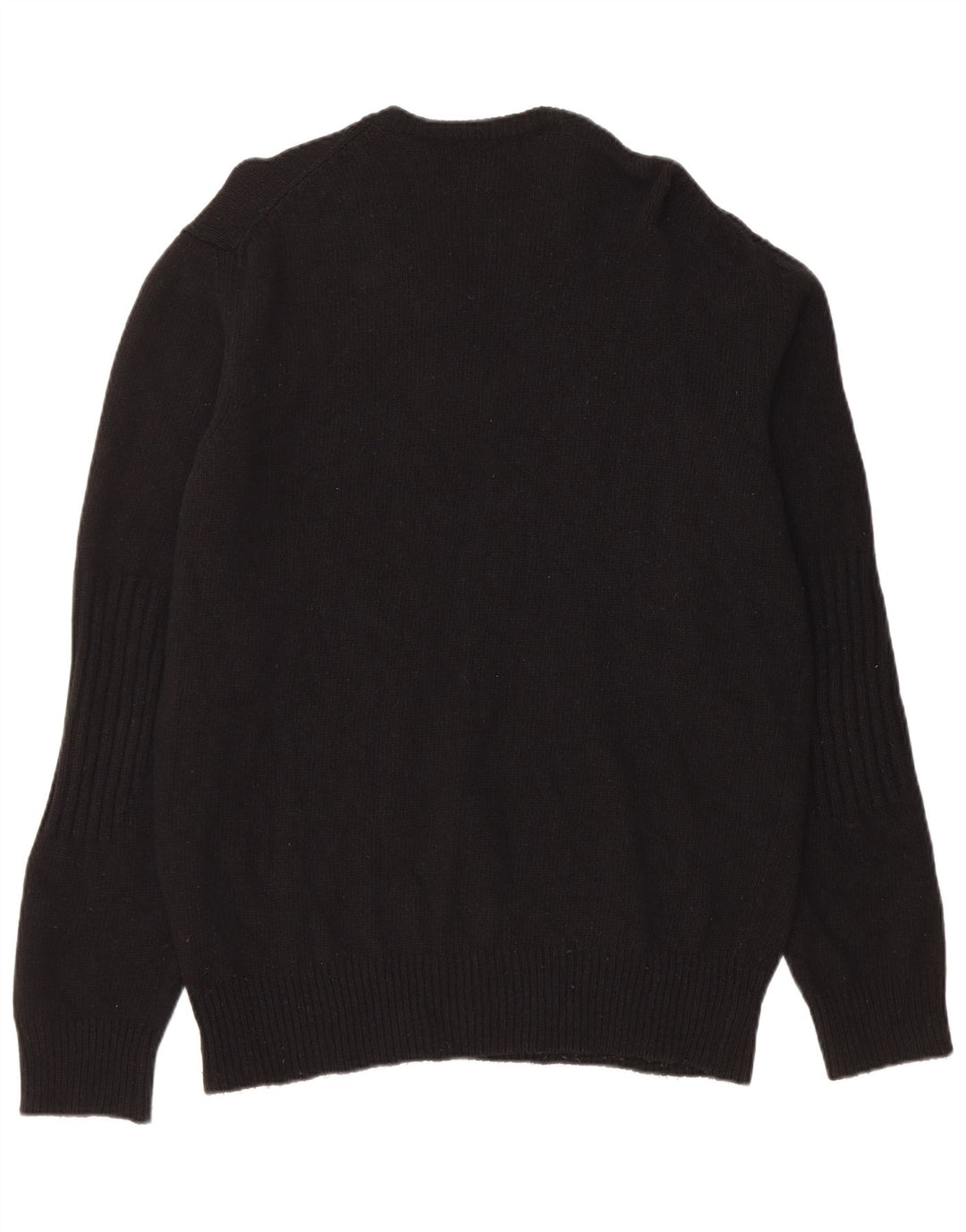Woolrich Herre grafisk rund hals sweater XL sort uld