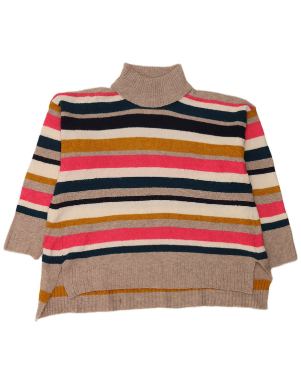 Marks & Spencer Dame Rullehals Sweater UK 18 XL Flerfarvet