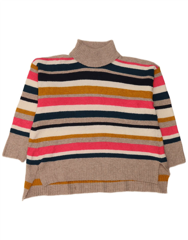 Marks & Spencer Dame Rullehals Sweater UK 18 XL Flerfarvet