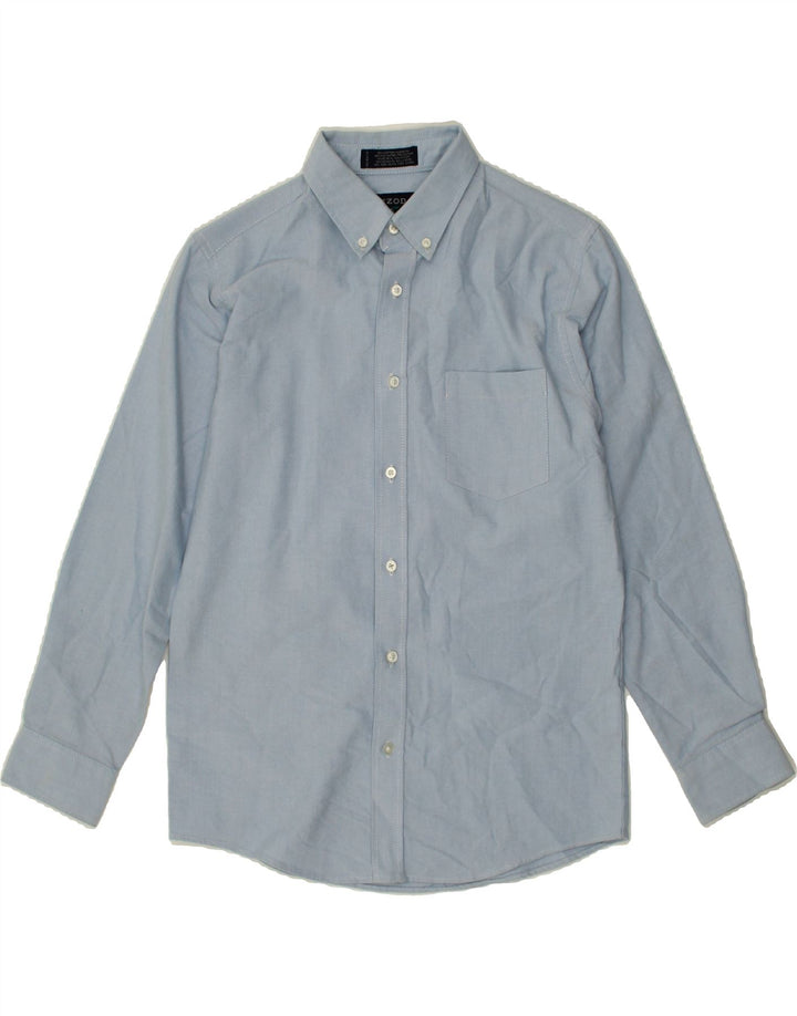 IZOD Boys Shirt 14-15 Years Large Blue Cotton Vintage Izod and Second-Hand Izod from Messina Hembry 