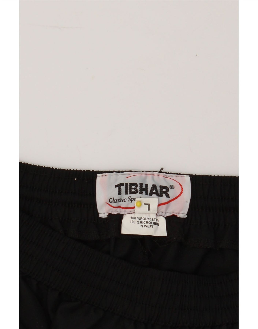 VINTAGE Womens Sport Shorts UK 14 Large  Black Colourblock Polyester Vintage Vintage and Second-Hand Vintage from Messina Hembry 