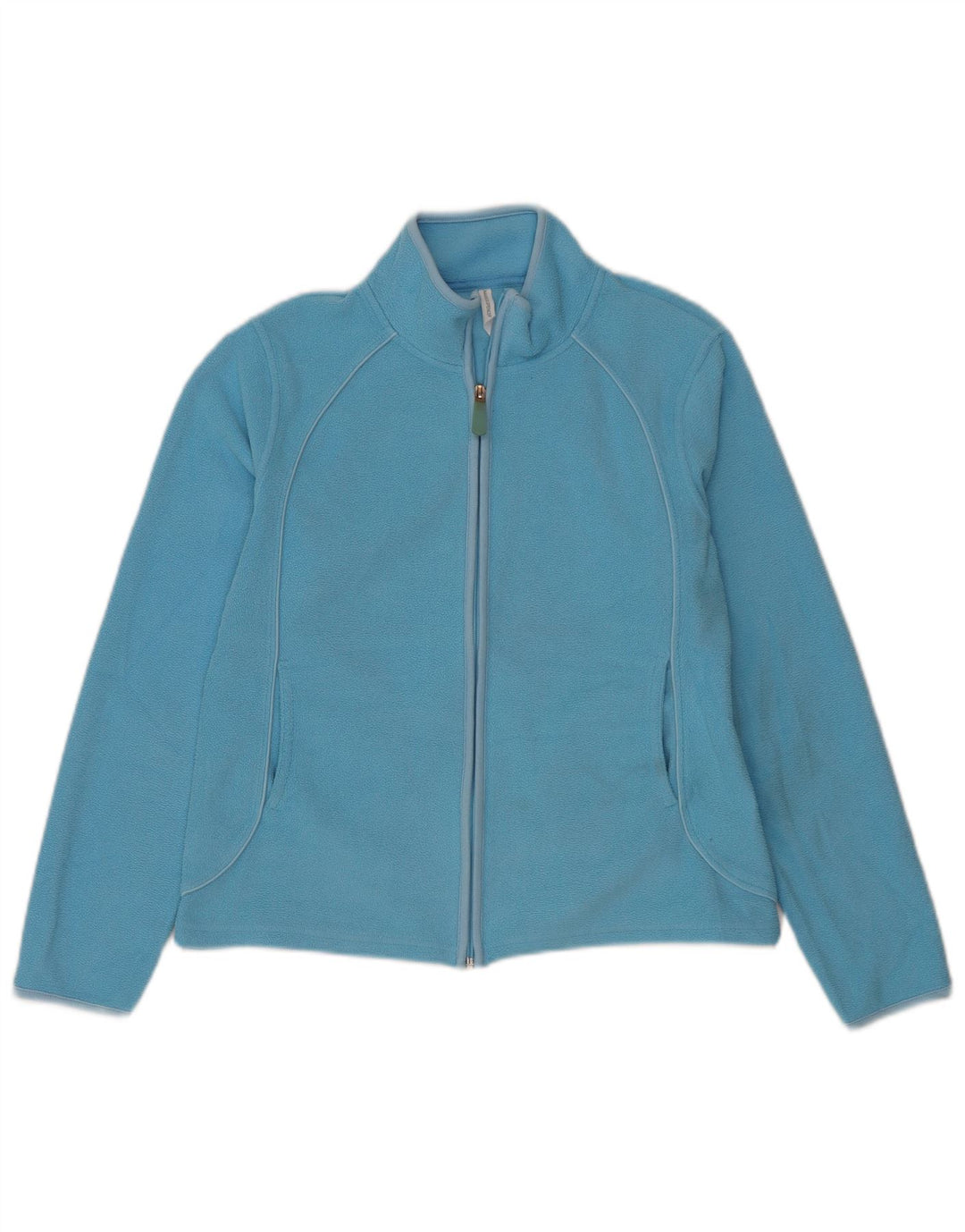 Marks & Spencer Fleecejakke til kvinder UK 14 Stor blå polyester