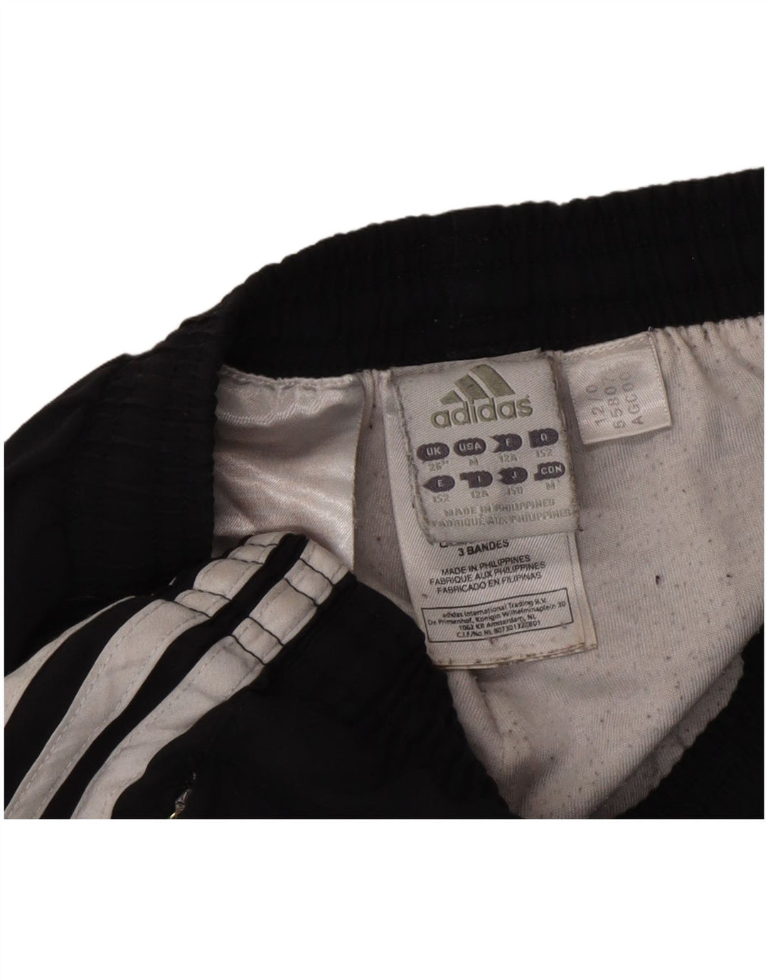 Adidas Drenge Træningsdragt Bukser Joggers 11-12 År Sort Polyester
